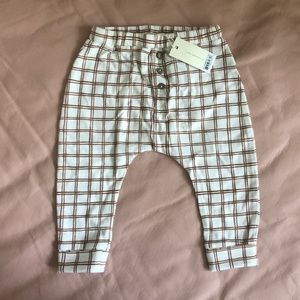 NWT Rylee + Cru Grid Pants 12-18 Months